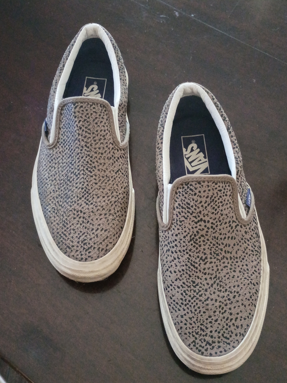 Rare 2019 Vans Classic Slip-On Cheetah Suede